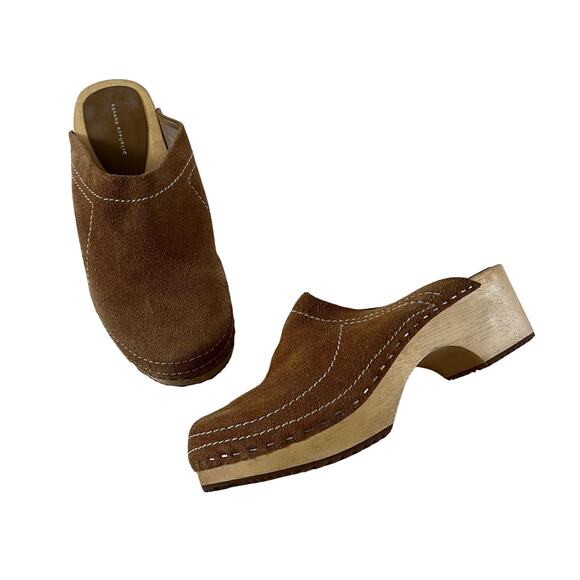 Banana Republic Shoes - Banana Republic Leather Clogs Sz 6.5 Boho Lagenlook Casual Western